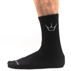 Peaty's Shredsock Sokken - Zwarte Kroon -Aanbiedingen Vlot Fiets Winkel 04 PE PPW SOCK BLK 10