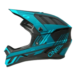 Oneal BACKFLIP Helm STRIKE V.23 Zwart/teal -Aanbiedingen Vlot Fiets Winkel 0500 75 left side