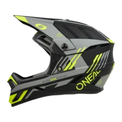 Oneal BACKFLIP Helm STRIKE V.23 Zwart/neon Geel -Aanbiedingen Vlot Fiets Winkel 0500 77 left side