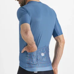 Sportful Checkmate Jersey - Blue Sea Berry Blauw -Aanbiedingen Vlot Fiets Winkel 08 1122035 435