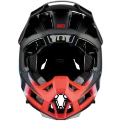100% Vliegtuig 2 Helm - Staalblauw/Neonrood -Aanbiedingen Vlot Fiets Winkel 100 downhill mtb helm downhill mtb helmet aircraft 2 2 3