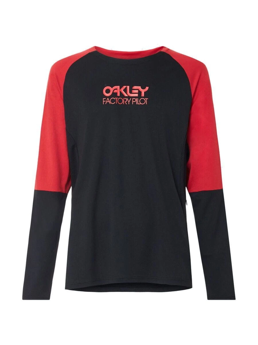 Oakley Switchback Trail T-shirt Met Lange Mouwen - Zwart 1 Oakley Switchback Trail T-shirt Met Lange Mouwen - Zwart