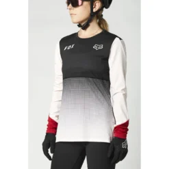 Fox Racing Dames Flexair - Dames Trui Met Lange Mouwen - Zwart/Rood -Aanbiedingen Vlot Fiets Winkel 27441 285 3