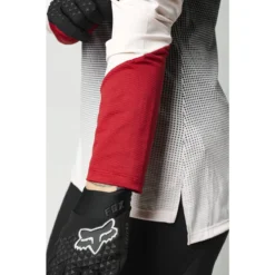 Fox Racing Dames Flexair - Dames Trui Met Lange Mouwen - Zwart/Rood -Aanbiedingen Vlot Fiets Winkel 27441 285 5