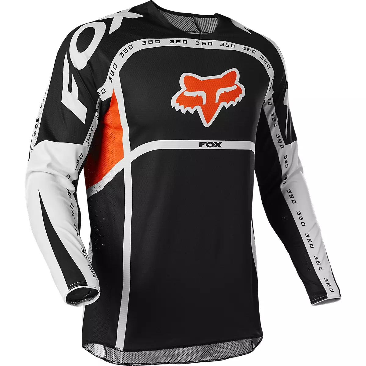 Fox Racing 360 Dvide Jersey Zwart/Wit/Oranje 1 Fox Racing 360 Dvide Jersey Zwart/Wit/Oranje