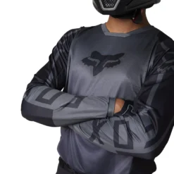 Fox Racing 180 Leed Jersey - Zwart / Donkere Schaduw -Aanbiedingen Vlot Fiets Winkel 29610 330 5