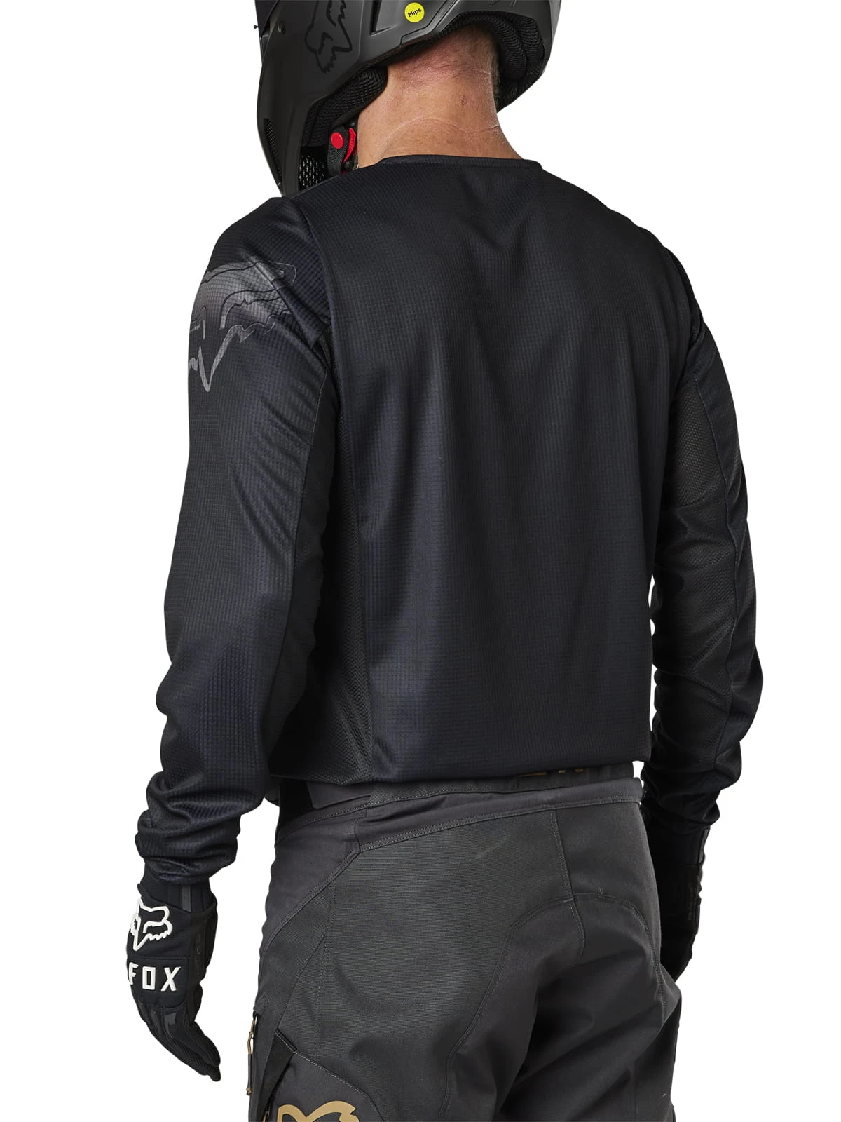 Fox Racing 180 Blackout Jersey Zwart / Zwart 3 Fox Racing 180 Blackout Jersey Zwart / Zwart - Afbeelding 3