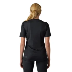 Fox Racing Dames Ranger Korte Mouw Jersey Foxhead - Zwart -Aanbiedingen Vlot Fiets Winkel 31115 001 3