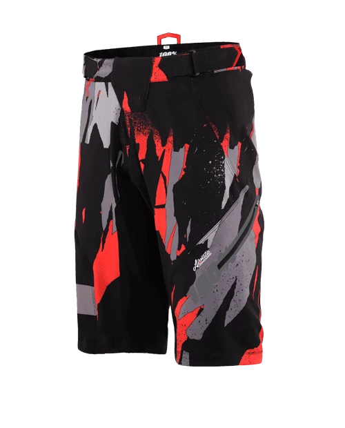 100% Airmatic Camo Enduro/Trail Short - Zwart 1 100% Airmatic Camo Enduro/Trail Short - Zwart