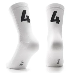 Assos Poker Socks No.4 - Holy White