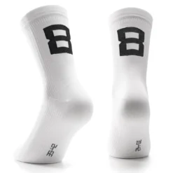 Assos Poker Socks No.8 - Holy White