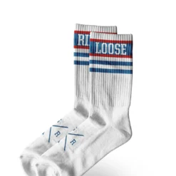 LOOSE RIDERS Technische Sokken - Heritage Zwart Wit