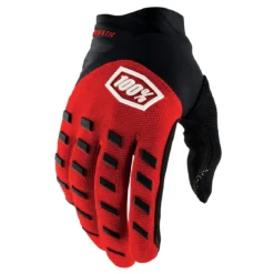 100% Airmatic Handschoenen - Rood/Zwart