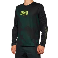 100% Airmatic LE Lange Mouw Jersey - Zwart Camo