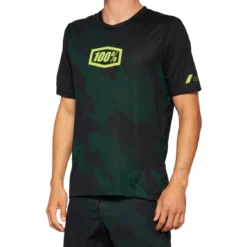 100% Airmatic LE Korte Mouw Jersey - Zwart Camo