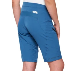 100% Airmatic Dames Shorts - Leisteenblauw -Aanbiedingen Vlot Fiets Winkel AirmaticWomensShorts SlateBlue 2