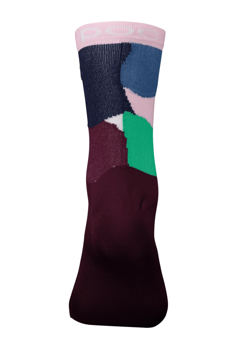 POC Essential Print Sok - Kleurenspatten Multi Opaal/Basalt 2 POC Essential Print Sok - Kleurenspatten Multi Opaal/Basalt - Afbeelding 2