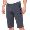 100% Celium Shorts - Houtskool
