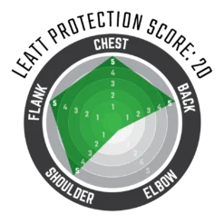 LEATT Borstbeschermer 6.5 Pro - Zwart/Grijs -Aanbiedingen Vlot Fiets Winkel Chest Protector 65 Pro