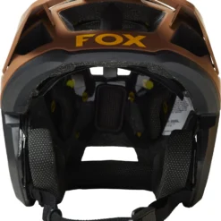 Fox Racing Dropframe Pro Helm Dvide, CE - Nootmuskaat -Aanbiedingen Vlot Fiets Winkel DropframeProHelmetDvide CE nutmeg 5yWk7l1MG25s7b
