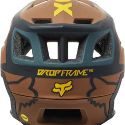 Fox Racing Dropframe Pro Helm Dvide, CE - Nootmuskaat -Aanbiedingen Vlot Fiets Winkel DropframeProHelmetDvide CE nutmeg 6rz1sgjS44DyNl