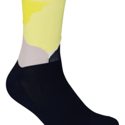 POC Essentiële Print Sok - Kleurenspatten Multi Zwavelgeel