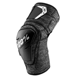 100% Fortis Kniebeschermers - Grijs Heather / Zwart