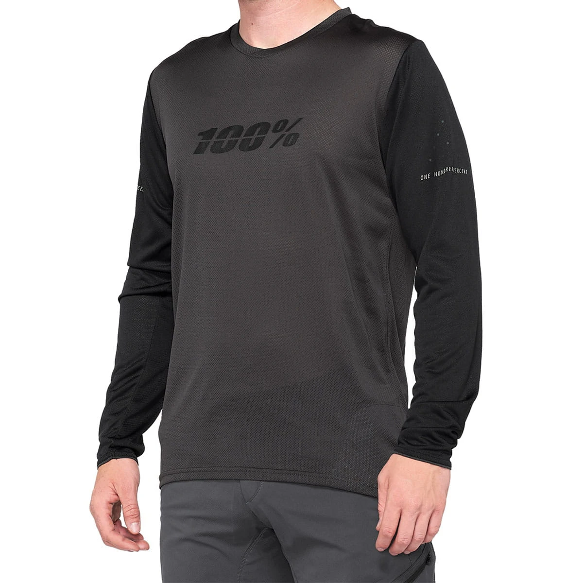 100% Ridecamp Lange Mouwen Jersey Zwart/grijs 1 100% Ridecamp Lange Mouwen Jersey Zwart/grijs