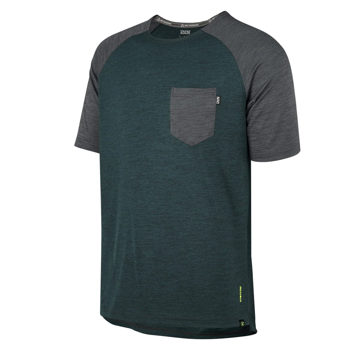 IXS Flow X Trui - Turquoise/Grijs 1 IXS Flow X Trui - Turquoise/Grijs