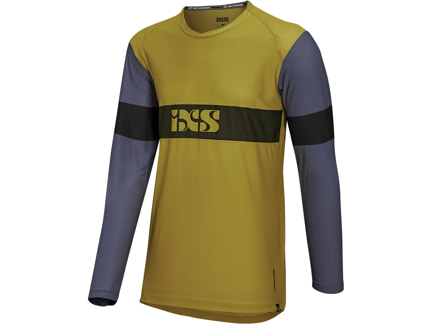 IXS Trigger EVO Long Sleeve Jersey - Acacia / Charcoal 1 IXS Trigger EVO Long Sleeve Jersey - Acacia / Charcoal