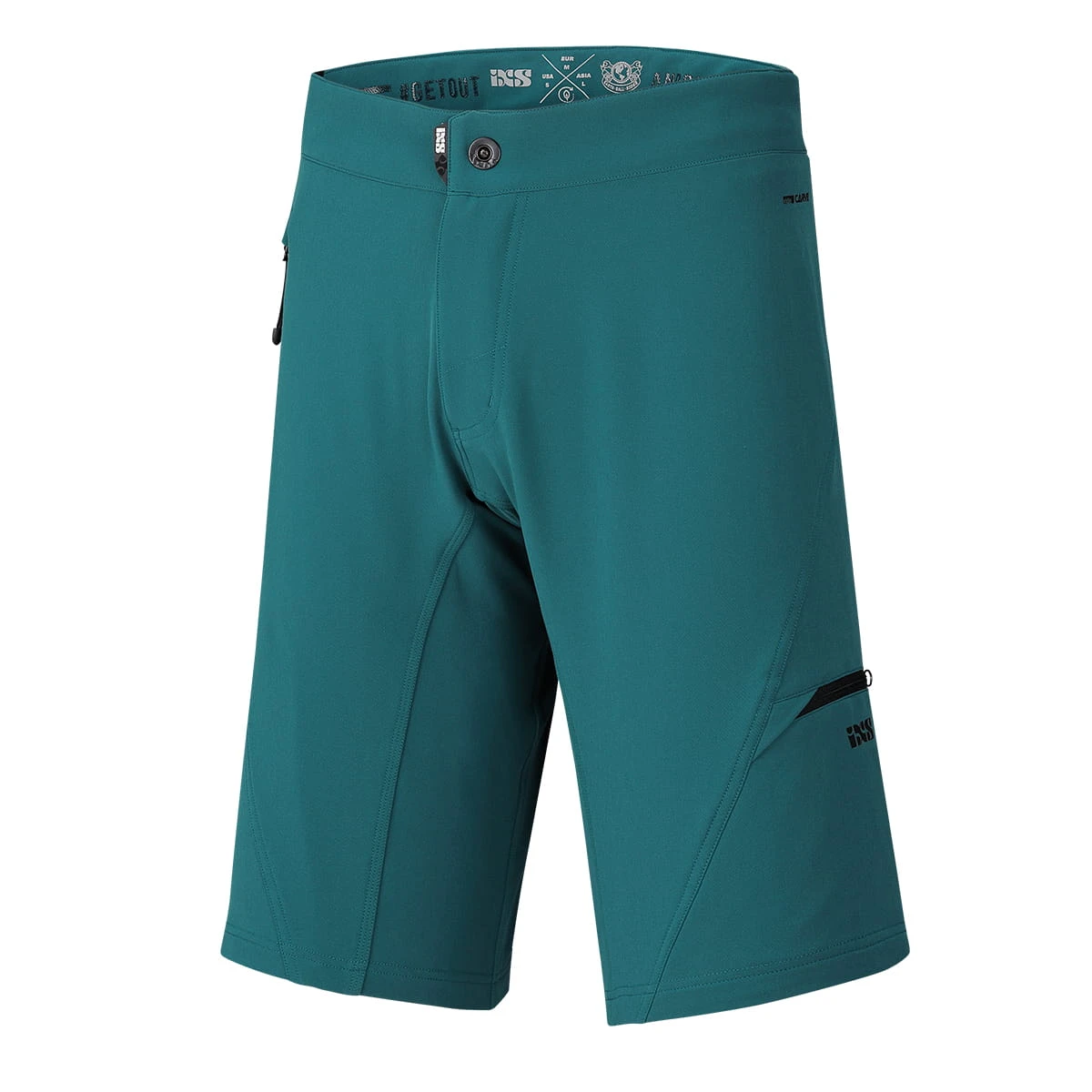 IXS Carve Evo Fietsbroek - Turquoise 1 IXS Carve Evo Fietsbroek - Turquoise