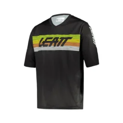 LEATT MTB Enduro 3.0 Trui 3/4 Mouw Zwart -Aanbiedingen Vlot Fiets Winkel Leatt Jersey MTB 3 0 Enduro FrontLeft Black 5022080180