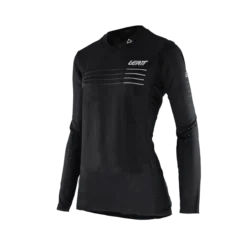 LEATT MTB Zwaartekracht 4.0 Vrouwen Trui Zwart -Aanbiedingen Vlot Fiets Winkel Leatt MTB Jersey Gravity 4 0 Womens Black FrontLeft 5022080630