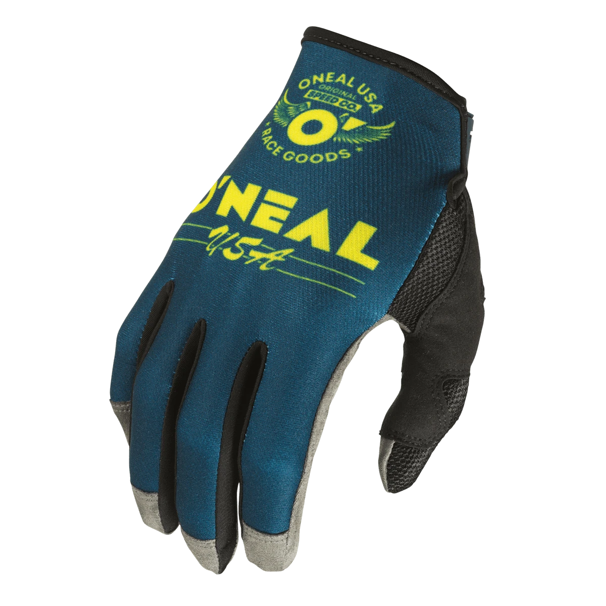 Oneal Mayhem Handschoen Bullet V.22 - Blauw/Geel 1 Oneal Mayhem Handschoen Bullet V.22 - Blauw/Geel