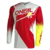 Oneal ELEMENT Trui RACEWEAR V.22 Rood/grijs/neon Geel