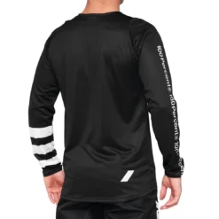 100% R-Core Long Sleeve Jersey - Zwart/wit -Aanbiedingen Vlot Fiets Winkel R CoreLongSleeveJersey blackwhite 2