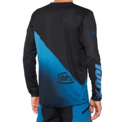 100% R-Core X Long Sleeve Jersey - Zwart/Zwartblauw -Aanbiedingen Vlot Fiets Winkel R CoreXLongSleeveJersey BlackSlateBlue 2
