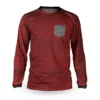 LOOSE RIDERS C/S Jersey Incl. Borstzak Met Lange Mouwen - Rood