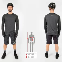 Endura SingleTrack Jersey (lange Mouw) - Pewter Grey 13 Endura SingleTrack Jersey (lange Mouw) - Pewter Grey -Aanbiedingen Vlot Fiets Winkel Sizing E3214 SingleTrack LS Jersey M