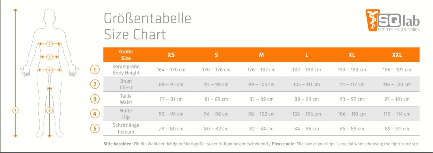 Sqlab SQ Korte Broek ONE12 - Zwart / Wit 4 Sqlab SQ Korte Broek ONE12 - Zwart / Wit - Afbeelding 4