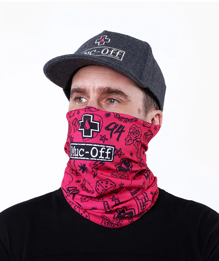Muc-Off Lichtgewicht Halsdoek - Pink Punk - Afbeelding 4