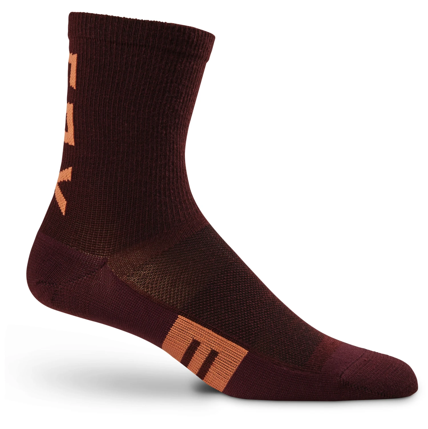 Fox Racing Dames 6" Flexair Merino Sock - Donker Kastanjebruin 1 Fox Racing Dames 6" Flexair Merino Sock - Donker Kastanjebruin