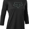 Fox Racing Dames Flexair 3/4 Jersey Zwart