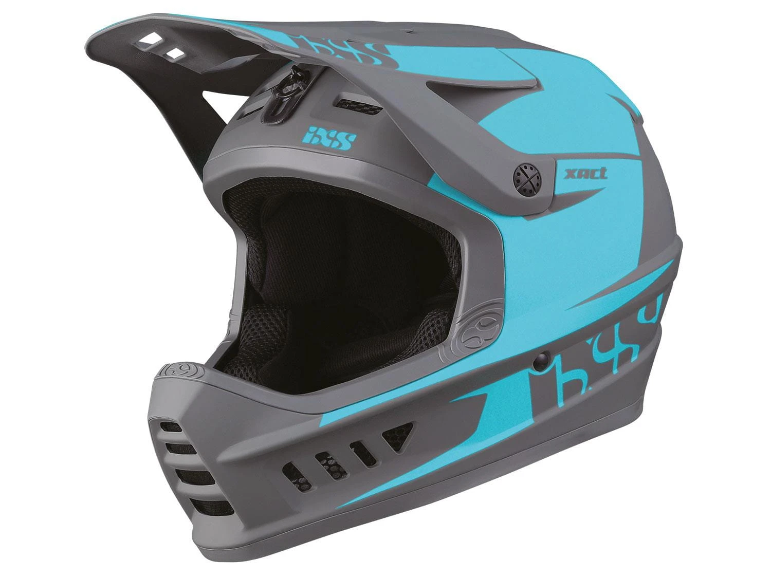 IXS XACT Evo Integraalhelm - Lagoon / Graphite 6 IXS XACT Evo Integraalhelm - Lagoon / Graphite - Afbeelding 6