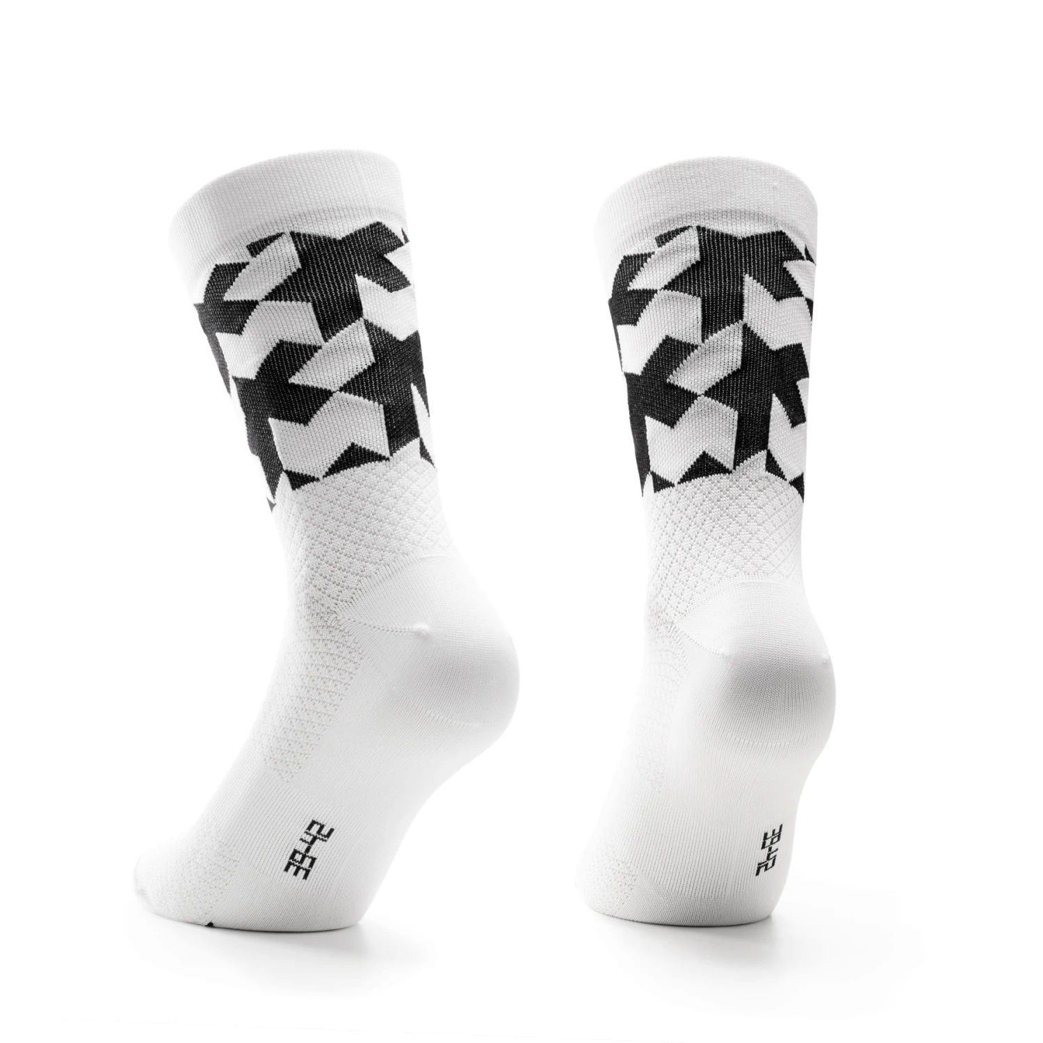 Assos Monogram Sokken EVO Holy White 2 Assos Monogram Sokken EVO Holy White - Afbeelding 2