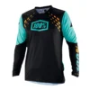 100% R-Core X DH Jersey - Zwart/Turquoise