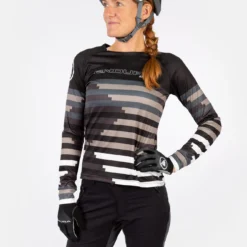 Endura Dames MT500 Supercraft T-shirt (lange Mouw) - Zwart -Aanbiedingen Vlot Fiets Winkel bp04 20