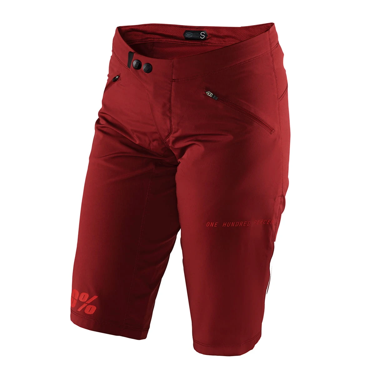 100% Ridecamp Dames Short - Rood 1 100% Ridecamp Dames Short - Rood
