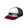 100% Quest Jeugd Truckerpet - Rood/Wit/Zwart