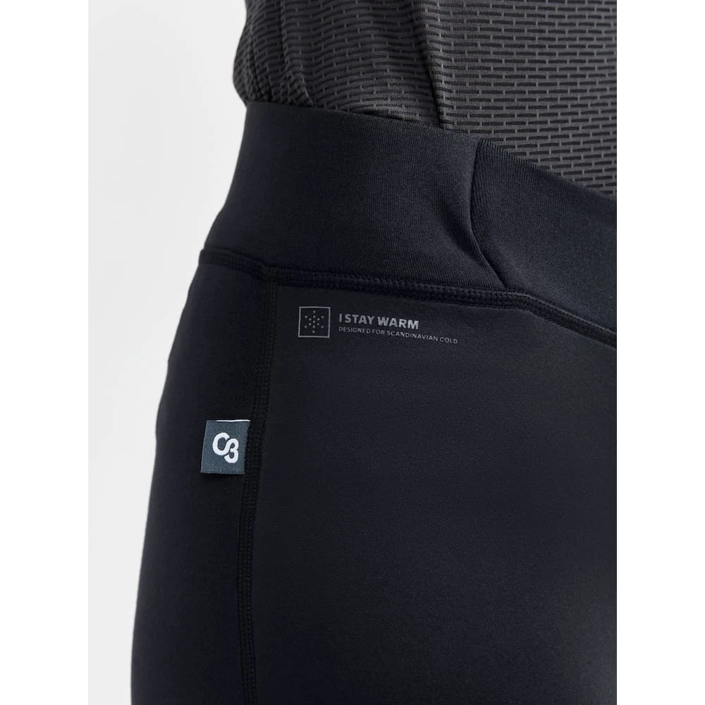 Craft Core Bike SubZ Wind Tights W - Zwart 2 Craft Core Bike SubZ Wind Tights W - Zwart - Afbeelding 2